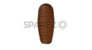 Royal Enfield GT Continental and Interceptor 650 Touring Brown Tan Genuine Leather Dual Seat - SPAREZO